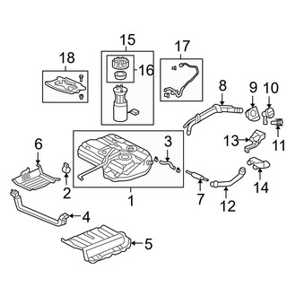 Acura OE - Fuel System Components