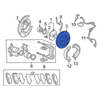 Acura OE - Rear Disc Brake Rotor
