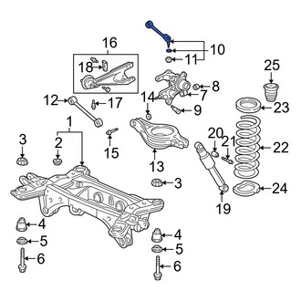 Acura OE - Rear Right Upper Suspension Control Arm