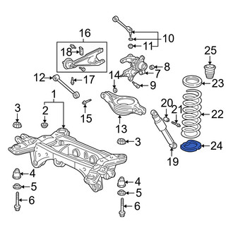 Acura OE - Rear Lower Coil Spring Insulator
