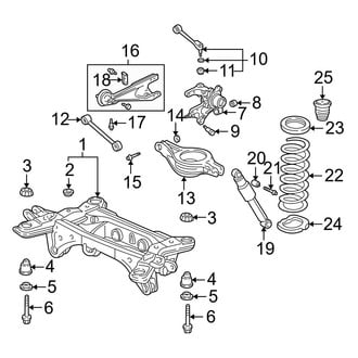 Acura OE - Rear Suspension - Suspension Components