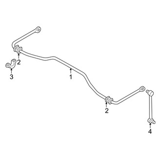 Acura OE - Rear Suspension - Stabilizer Bar & Components