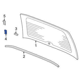 Acura OE - Back Glass Clip