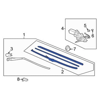 Acura OE - Rear Wiper Blade