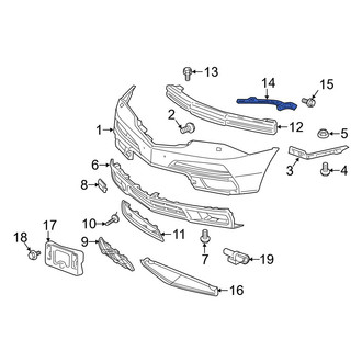 Acura OE - Left Headlight Bracket