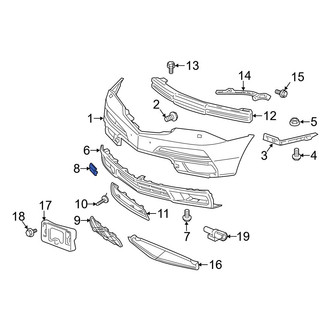 Acura OE - Front Tow Eye Cap