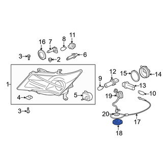 Acura OE - Front Headlight Control Module