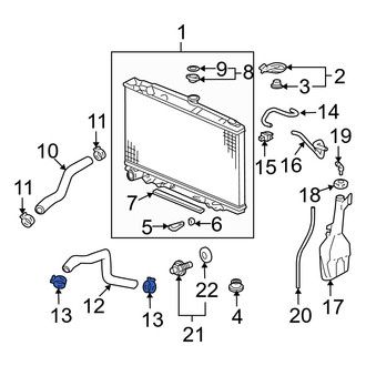 Acura OE - Radiator Hose Clamp