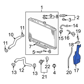 Acura OE - Engine Coolant Reservoir