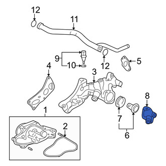 Acura OE - Engine Coolant Thermostat Housing