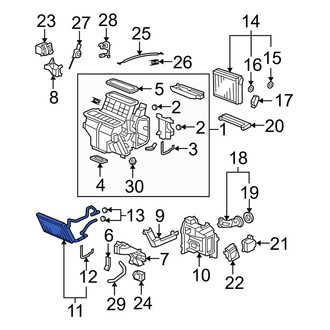 Acura OE - Front HVAC Heater Core