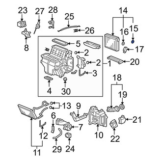 Acura OE - A/C Evaporator Core O-Ring