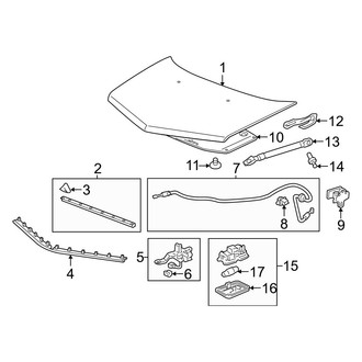 Acura OE - Hood & Components