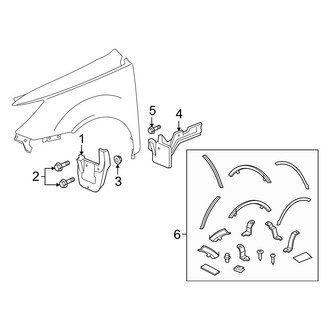 Acura OE - Fender - Exterior Trim