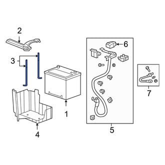 Acura OE - Battery Hold Down Bolt