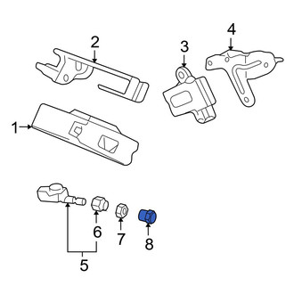 Acura OE - Tire Pressure Monitoring System (TPMS) Sensor Nut