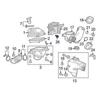 Acura OE - Air Cleaner Cover Clip