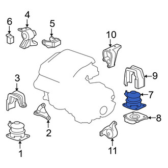 Acura OE - Rear Engine Mount