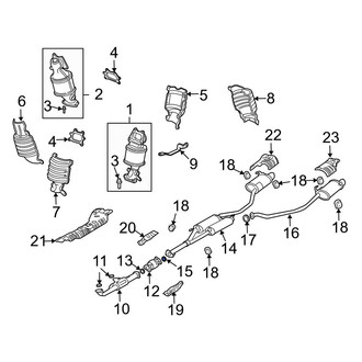 Acura OE - Exhaust Muffler Gasket