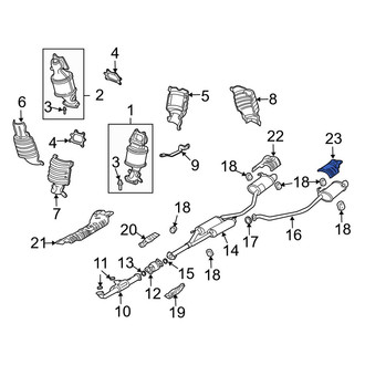Acura OE - Rear Left Floor Pan Heat Shield