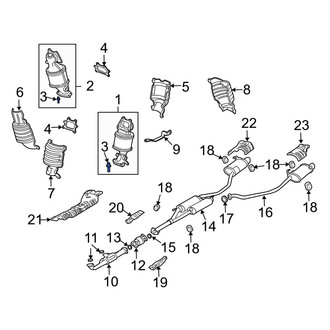 Acura OE - Catalytic Converter Stud