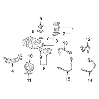 Acura OE - Emission System - Emission Components (Base)