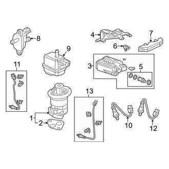 Acura OE - Emission System - Emission Components