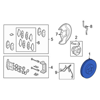 Acura OE - Front Disc Brake Rotor
