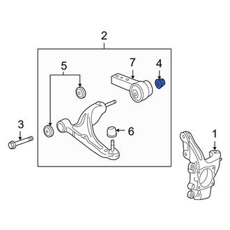 Acura OE - Suspension Control Arm Nut