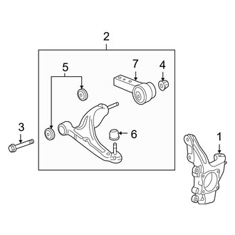 Acura OE - Front Suspension - Suspension Components