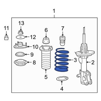 Acura OE - Front Left Coil Spring