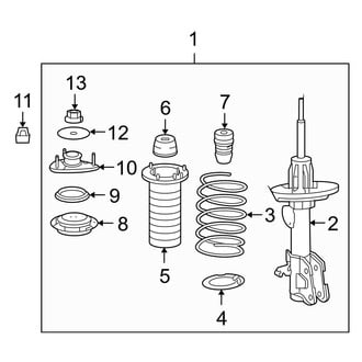 Acura OE - Front Suspension - Struts & Components (Technology Package)