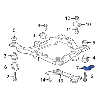 Acura OE - Left Engine Cradle Bracket