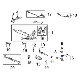 Acura OE - Steering Tie Rod End Boot