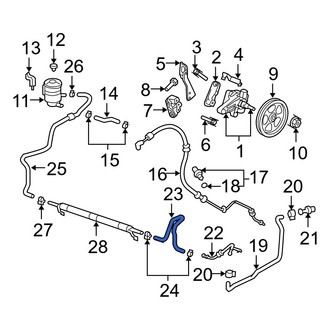 Acura OE - Front Power Steering Cooler