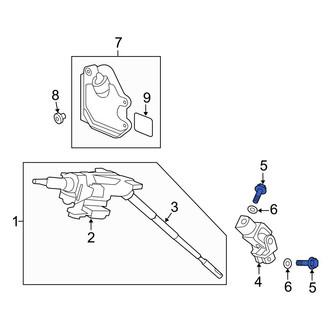 Acura OE - Steering Column U-Joint Bolt