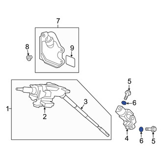 Acura OE - Steering Shaft Universal Joint Washer