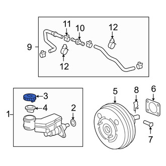 Acura OE - Brake Master Cylinder Reservoir Cap