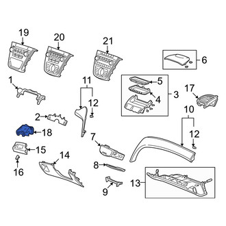 Acura OE - Left Dashboard Air Vent