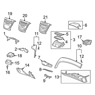 Acura OE - Instrument Panel Components