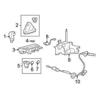 Acura OE - Console (Shift Components), (Base)