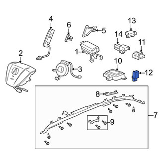 Acura OE - Front Air Bag Impact Sensor
