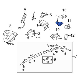 Acura OE - Air Bag Impact Sensor