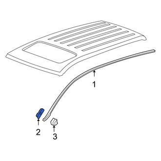 Acura OE - Roof Drip Molding Clip