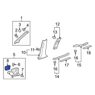 Acura OE - Upper Fuse Box Cover