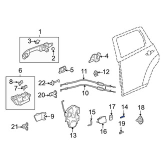 Acura OE - Door Latch Screw