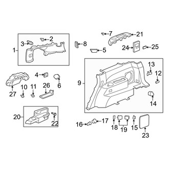 Acura OE - Quarter Panel - Interior Trim