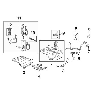 Acura OE - Fuel System Components