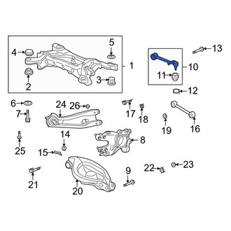 Acura OE - Rear Right Upper Suspension Control Arm