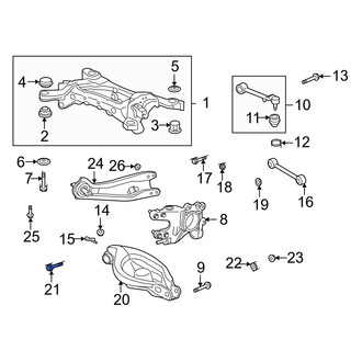 Acura OE - Suspension Control Arm Bolt